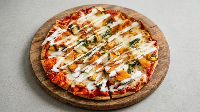 "La Chilanga" Chile Relleno Pizza.