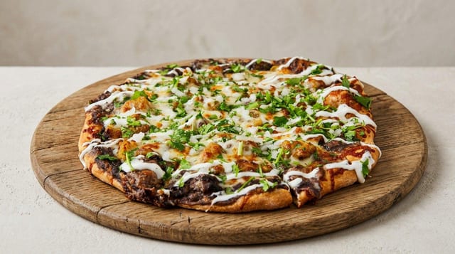 "La Sexy" Chicharron en Salsa Verde Pizza.