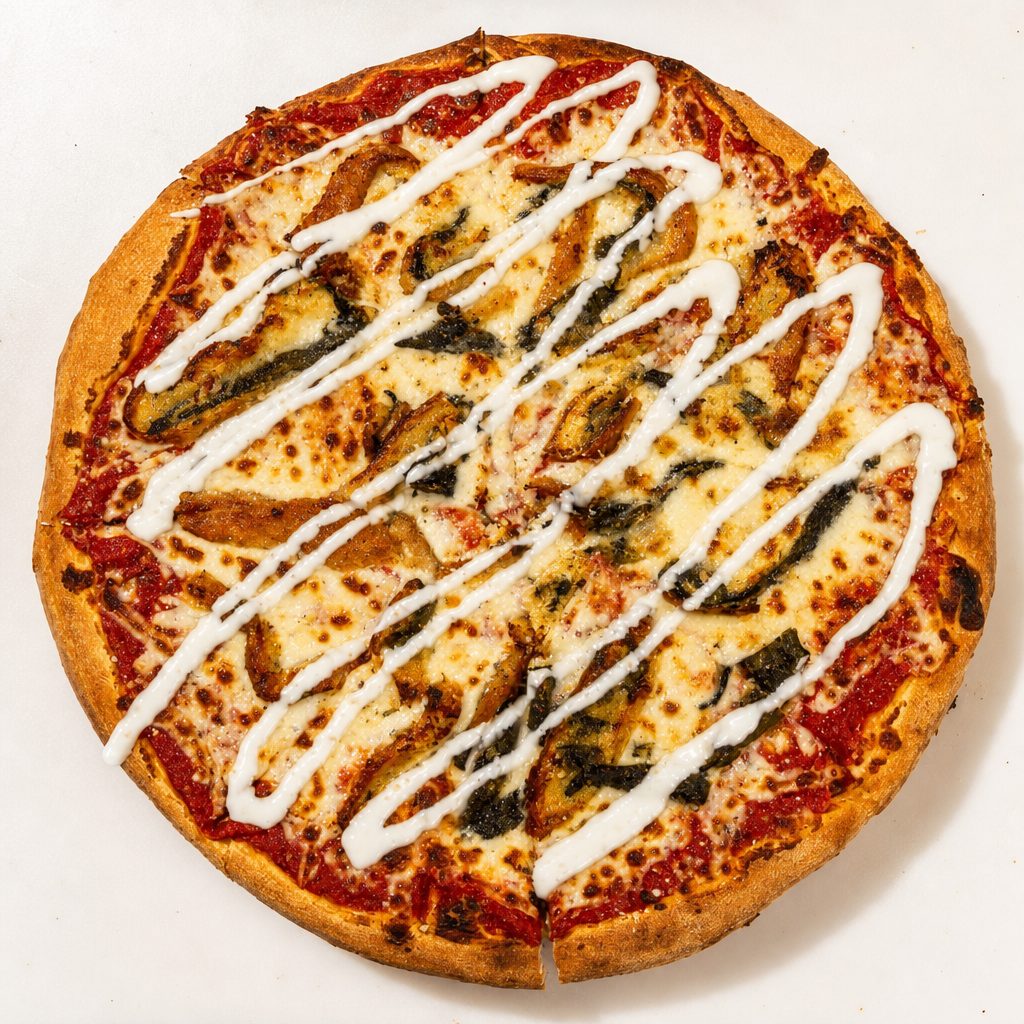 "La Chilanga" Chile Relleno Pizza.